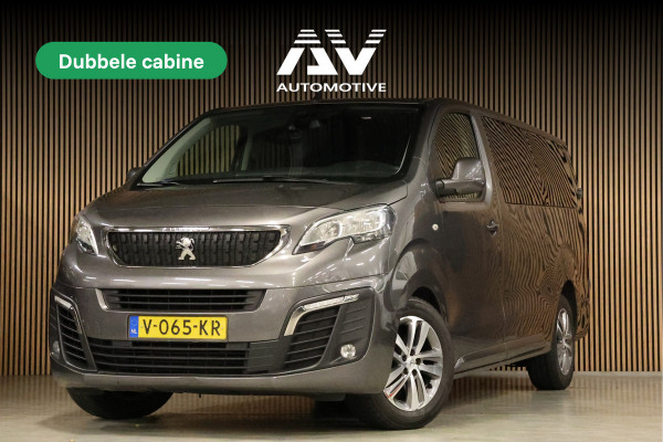 Peugeot Expert 2.0 BlueHDI 180 DC Premium 177 PK | Dubbel Cabine | CarPlay | Climate control | Trekhaak | F1 Flippers | 5-Zitter | Automaat | Nieuwe APK | NAP Logisch | Euro 6