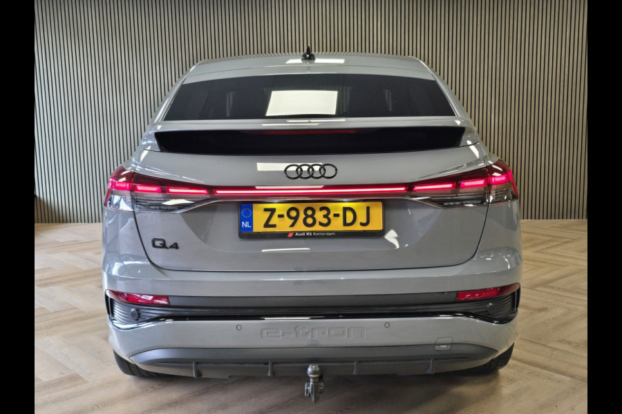 Audi Q4 Sportback e-tron 45 S Edition 82 kWh TREKHAAK CAMERA PARKEERSENSOREN VOOR EN ACHTER NAVI ADAPTIEVE CRUISE CONTROL