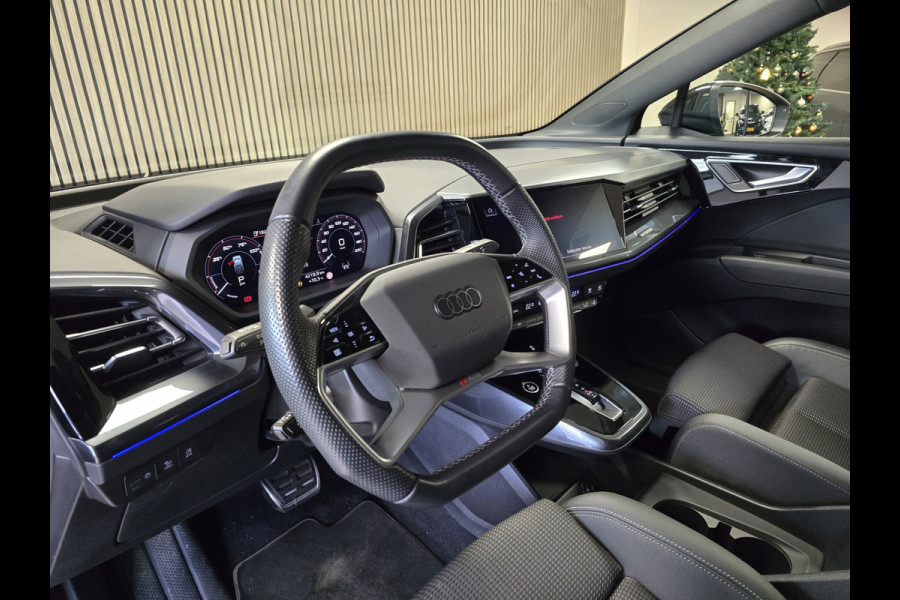 Audi Q4 Sportback e-tron 45 S Edition 82 kWh TREKHAAK CAMERA PARKEERSENSOREN VOOR EN ACHTER NAVI ADAPTIEVE CRUISE CONTROL