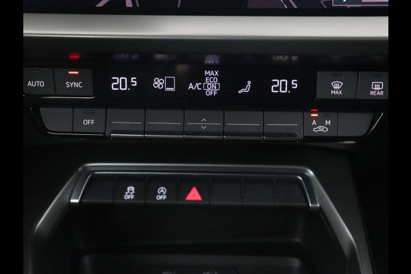 Audi A3 35 TFSI S edition | Carplay | Sportstoelen | Full LED | Navigatie | Half leder | Virtual Cockpit | Climate control | Parkeerhulp | Cruise control | Bluetooth | DAB | Sportstuur