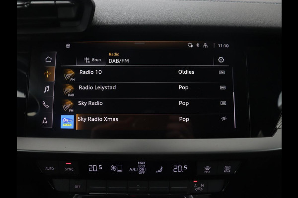Audi A3 35 TFSI S edition | Carplay | Sportstoelen | Full LED | Navigatie | Half leder | Virtual Cockpit | Climate control | Parkeerhulp | Cruise control | Bluetooth | DAB | Sportstuur