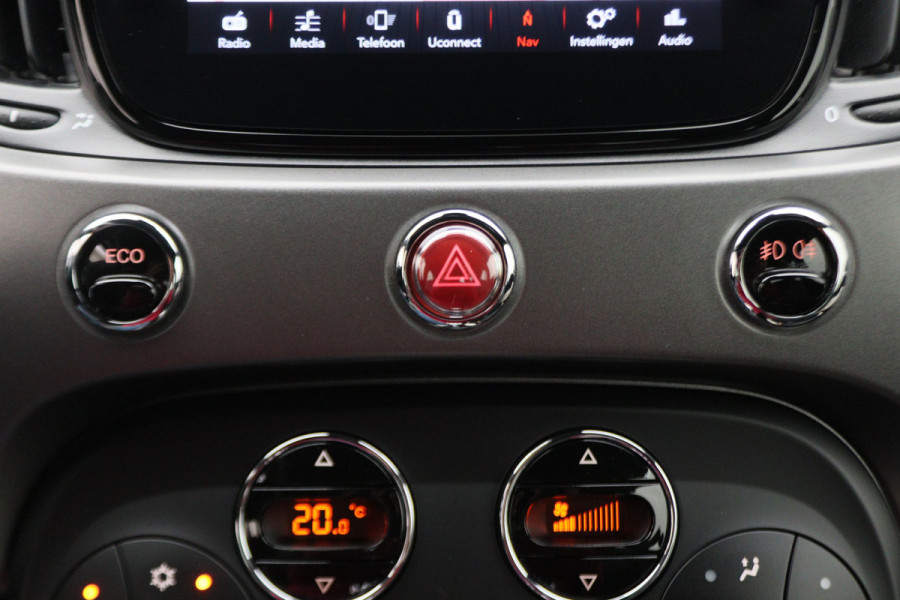 Fiat 500 0.9 TwinAir Turbo Sport Climate, Apple Carplay, Cruise, Navigatie, LED, PDC, 16"