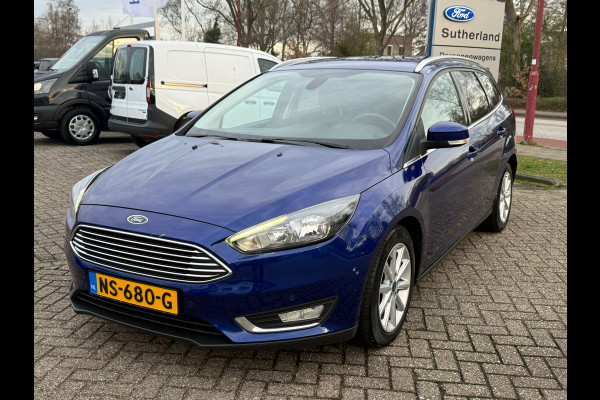 Ford FOCUS Wagon 1.5 Ecoboost Titanium 150pk 17 inch Velgen | Wegklapbare haak | Stoelverwarming | Navigatie | SYNC 3 | Voorruit verwarming | Cruise control
