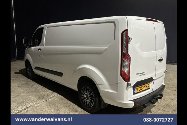 Ford Transit Custom 2.0 TDCI 131pk L2H1 Euro6 Airco | LED | Apple Carplay | Cruisecontrol | 2800kg Trekhaak | Stoelverwarming Parkeersensoren, Verwarmde voorruit, Bijrijdersbank