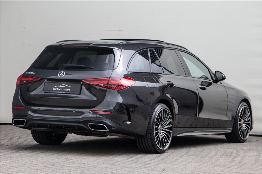 Mercedes-Benz C-Klasse Estate 300 e AMG Premium Plus, Pano, Leder, Head-up, Trekhaak 2022