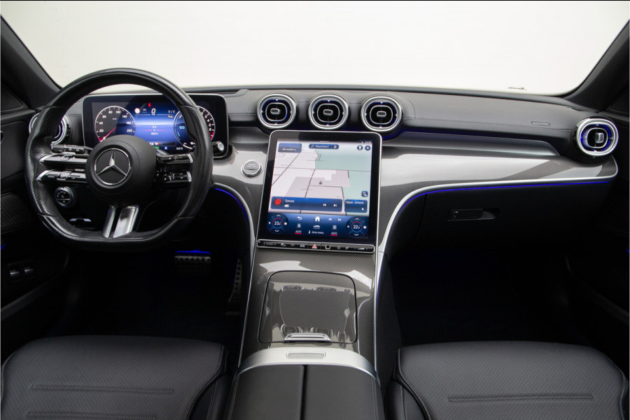 Mercedes-Benz C-Klasse Estate 300 e AMG Premium Plus, Pano, Leder, Head-up, Trekhaak 2022