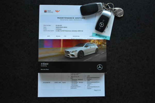 Mercedes-Benz A-Klasse 180 AMG NIGHT | SFEERVERLICHTING | APPLE CARPLAY | CAMERA | ANDROID AUTO | NAP | DEALER ONDERHOUDEN