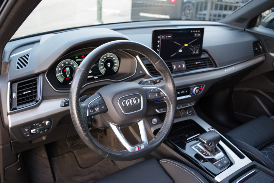 Audi Q5 55 TFSI e 367 PK S-Line Edition PHEV, RS-Leder, Luchtvering, B&O Sound, 360 Camera, Panoramadak,