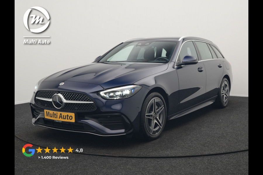 Mercedes-Benz C-Klasse Estate 300 e AMG Line Plug In Hybrid 313pk Dealer O.H. PHEV | Adaptive Cruise | Head Up | Camera | Digital LED | Bi Color Lederen Sportstoelen Verwarmd | Apple Carplay | Sfeerverlichting | Virtual | Navigatie | DAB |