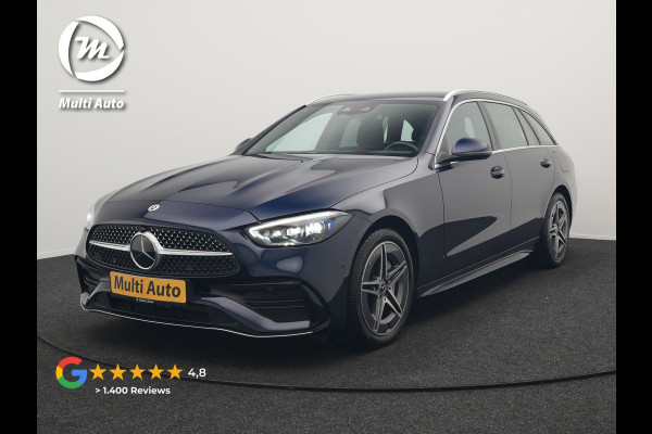 Mercedes-Benz C-Klasse Estate 300 e AMG Line Plug In Hybrid 313pk Dealer O.H. PHEV | Adaptive Cruise | Head Up | Camera | Digital LED | Bi Color Lederen Sportstoelen Verwarmd | Apple Carplay | Sfeerverlichting | Virtual | Navigatie | DAB |