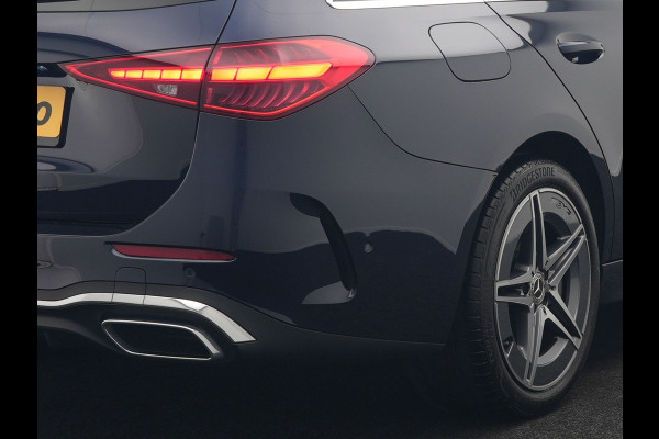 Mercedes-Benz C-Klasse Estate 300 e AMG Line Plug In Hybrid 313pk Dealer O.H. PHEV | Adaptive Cruise | Head Up | Camera | Digital LED | Bi Color Lederen Sportstoelen Verwarmd | Apple Carplay | Sfeerverlichting | Virtual | Navigatie | DAB |