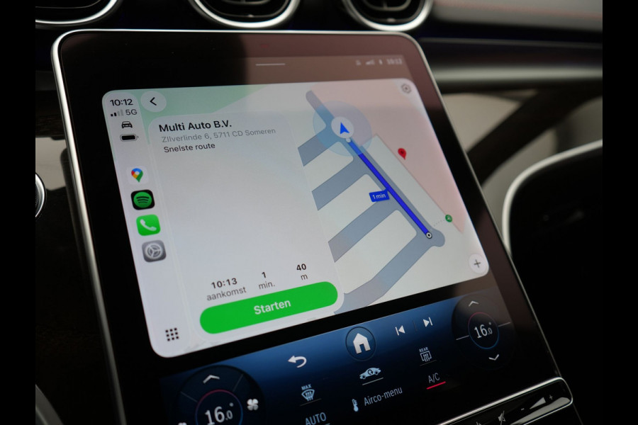 Mercedes-Benz C-Klasse Estate 300 e AMG Line Plug In Hybrid 313pk Dealer O.H. PHEV | Adaptive Cruise | Head Up | Camera | Digital LED | Bi Color Lederen Sportstoelen Verwarmd | Apple Carplay | Sfeerverlichting | Virtual | Navigatie | DAB |