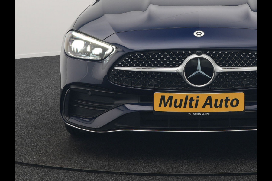 Mercedes-Benz C-Klasse Estate 300 e AMG Line Plug In Hybrid 313pk Dealer O.H. PHEV | Adaptive Cruise | Head Up | Camera | Digital LED | Bi Color Lederen Sportstoelen Verwarmd | Apple Carplay | Sfeerverlichting | Virtual | Navigatie | DAB |