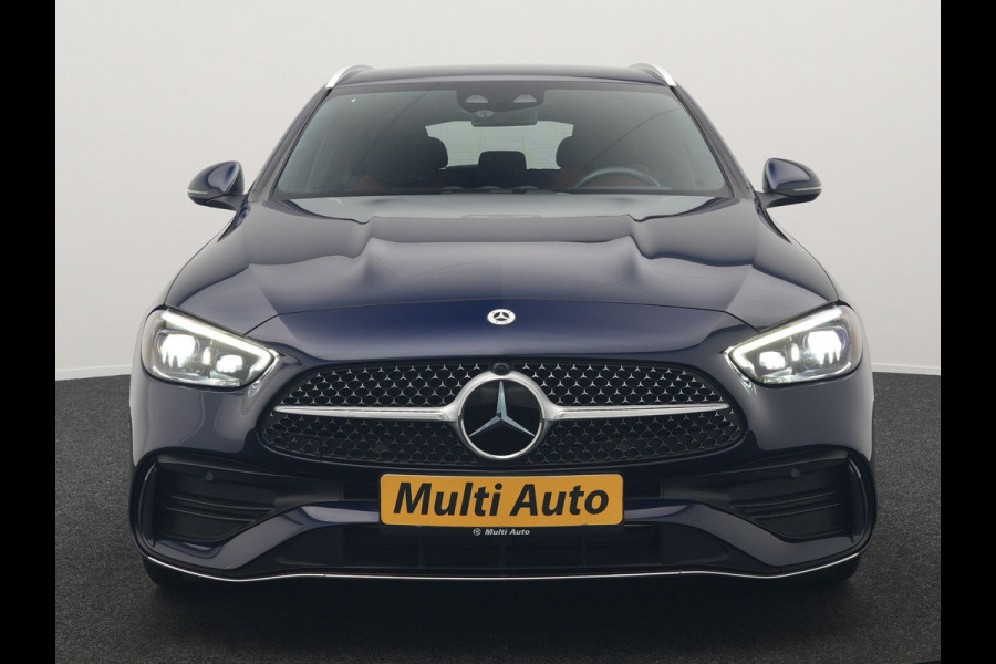 Mercedes-Benz C-Klasse Estate 300 e AMG Line Plug In Hybrid 313pk Dealer O.H. PHEV | Adaptive Cruise | Head Up | Camera | Digital LED | Bi Color Lederen Sportstoelen Verwarmd | Apple Carplay | Sfeerverlichting | Virtual | Navigatie | DAB |