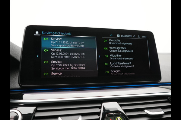 BMW 5 Serie Touring 530e Executive Plug In Hybrid 293pk Dealer O.H. PHEV | Panodak | 360 Camera | Lederen Sportstoelen Verwarmd | Sfeerverlichting | Apple Carplay | Navigatie | Virtual | DAB |