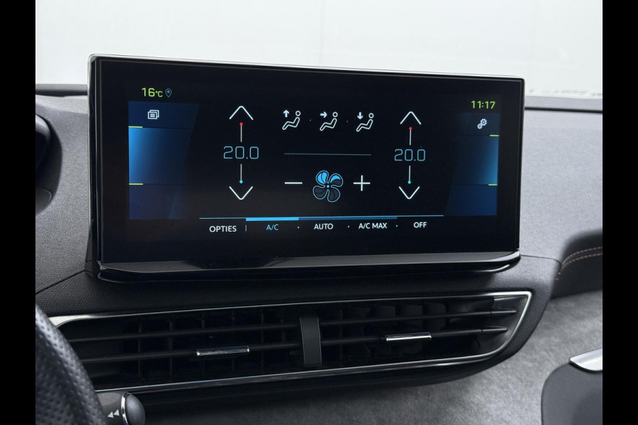 Peugeot 3008 1.6 HYbrid4 300 GT | COMPLETE AUTO| PANO| ELEK. ACHTERKLEP| TREKHAAK| ELEK. STOEL + MASSAGE| FOCAL AUDIO| CAMERA ACHTER + VOOR| STOELVERWARMING| ADAP. CRUISE