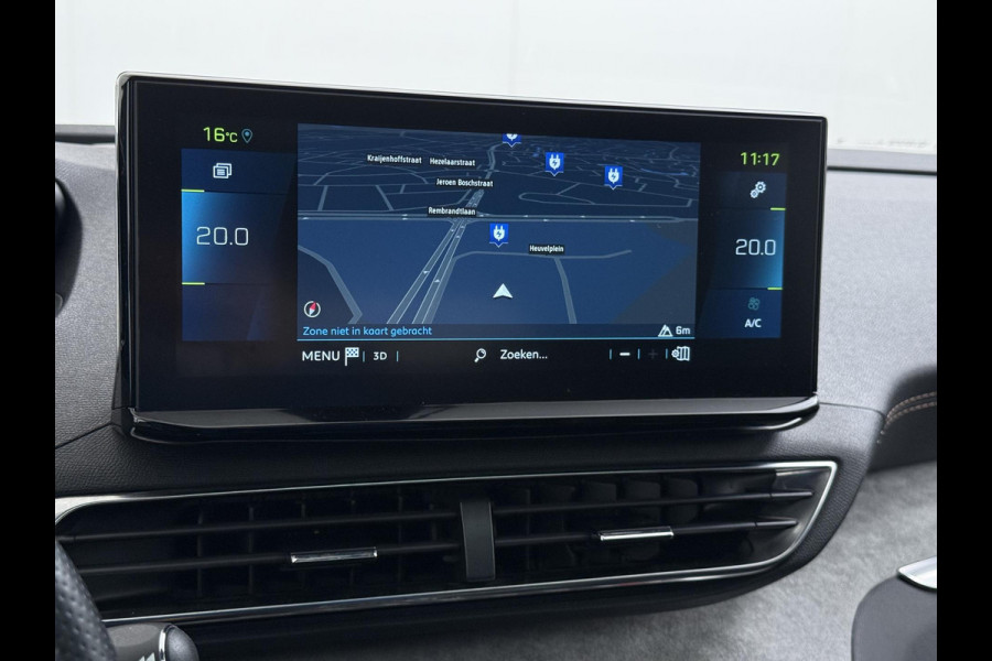 Peugeot 3008 1.6 HYbrid4 300 GT | COMPLETE AUTO| PANO| ELEK. ACHTERKLEP| TREKHAAK| ELEK. STOEL + MASSAGE| FOCAL AUDIO| CAMERA ACHTER + VOOR| STOELVERWARMING| ADAP. CRUISE