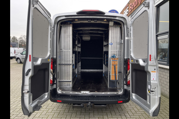 Ford Transit 310 2.0 TDCI 130pk / L3H2 Trend / volledig ingerichte Sortimo laadruimte met omvormer / vaste prijs rijklaar € 19.950 ex btw / lease vanaf € 336 / trekhaak / camera / airco / cruise / navi