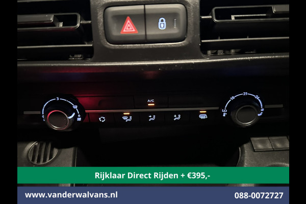 Peugeot Partner 1.5 BlueHDI 102pk L1H1 *Rijklaar Direct Rijden* Euro6 Airco | Apple Carplay | Cruisecontrol Zijdeur, Android Auto, Trekhaak