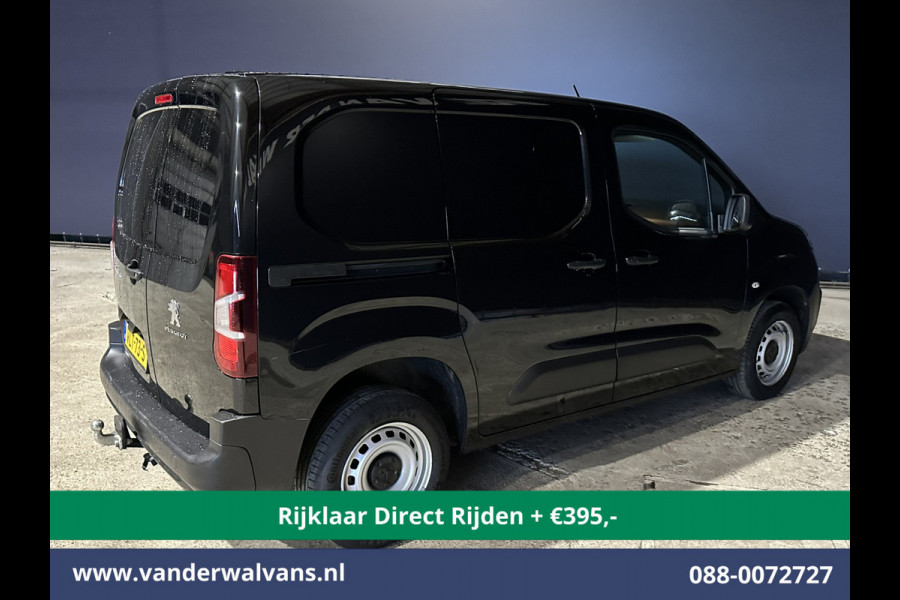 Peugeot Partner 1.5 BlueHDI 102pk L1H1 *Rijklaar Direct Rijden* Euro6 Airco | Apple Carplay | Cruisecontrol Zijdeur, Android Auto, Trekhaak
