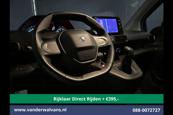Peugeot Partner 1.5 BlueHDI 102pk L1H1 *Rijklaar Direct Rijden* Euro6 Airco | Apple Carplay | Cruisecontrol Zijdeur, Android Auto, Trekhaak
