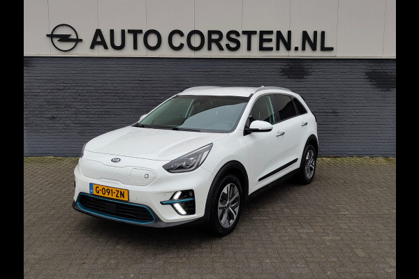 Kia e-Niro Executive 64kWh SOH 100% Leer Elek.Stoel+Memory Warmtepomp Pdc Navi Ecc Camera Apple Carplay Android Auto Stoelverwarming+Koeling Stuurverwarming Lmv Privacy Glas DAB Vess Lane Assist Blind Spot 1e Eigenaar Origineel Nederlandse Auto Zeer compleet!
