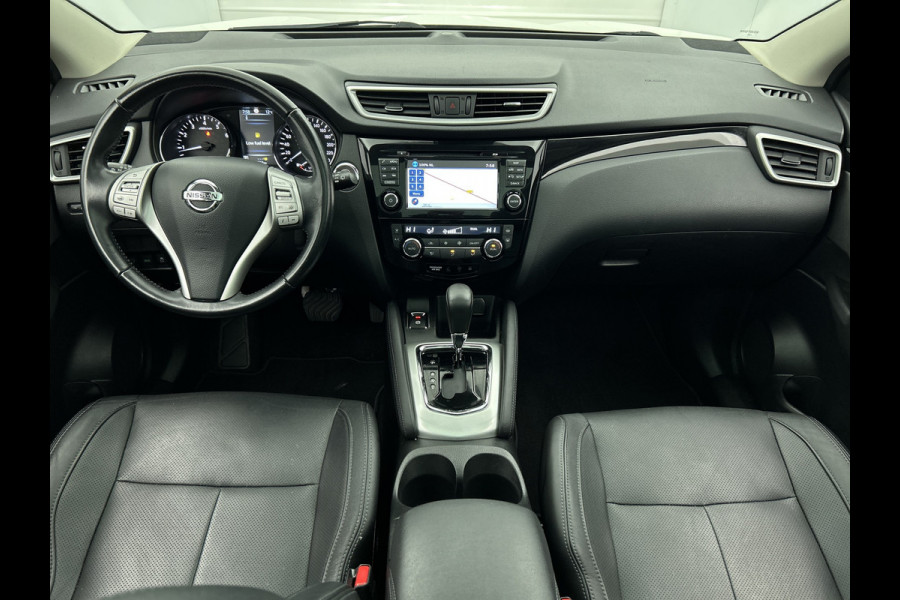 Nissan QASHQAI 1.2 Tekna Automaat (PANORAMADAK, STOELVERWARMING, 360 CAMERA, GOED ONDERHOUDEN)