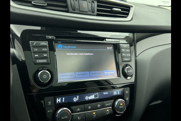 Nissan QASHQAI 1.2 Tekna Automaat (PANORAMADAK, STOELVERWARMING, 360 CAMERA, GOED ONDERHOUDEN)