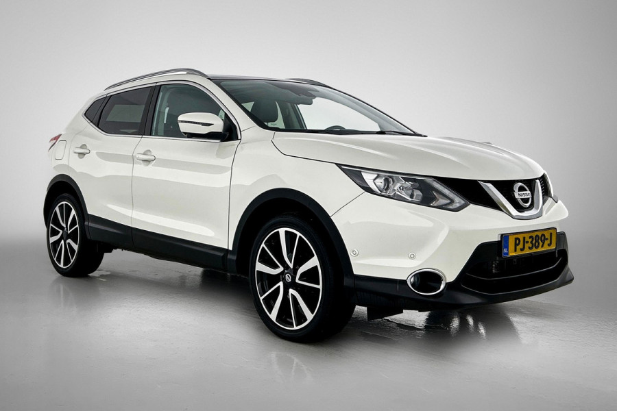 Nissan QASHQAI 1.2 Tekna Automaat (PANORAMADAK, STOELVERWARMING, 360 CAMERA, GOED ONDERHOUDEN)