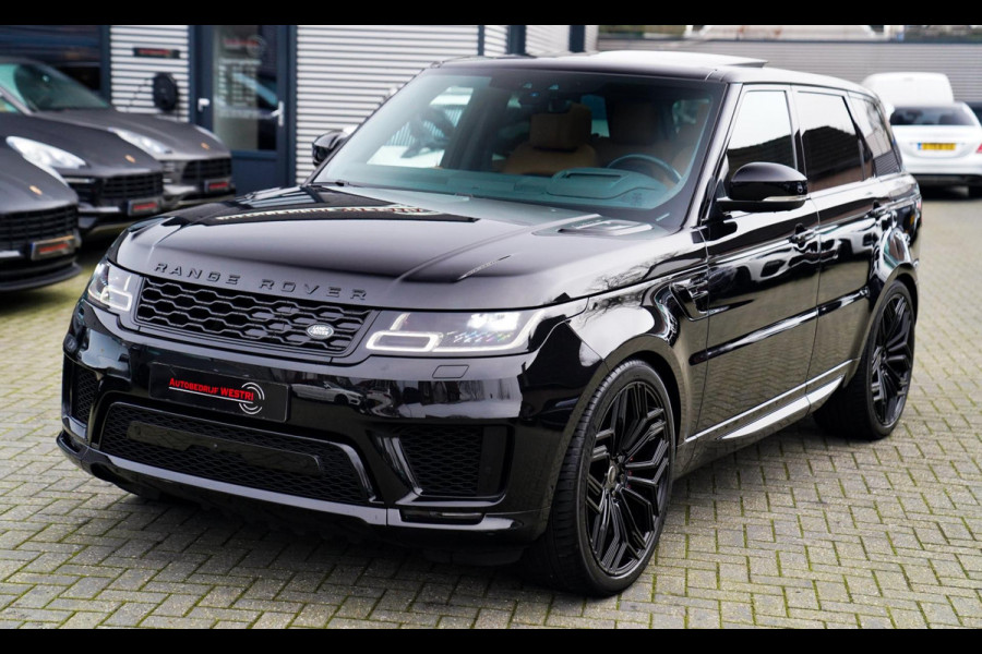 Land Rover Range Rover Sport P400e HSE Dynamic Stealth | 23 inch | Panorama | HuD | Two Tone Leder | Adaptieve Cruise | DVD Achter