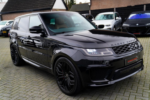 Land Rover Range Rover Sport P400e HSE Dynamic Stealth | 23 inch | Panorama | HuD | Two Tone Leder | Adaptieve Cruise | DVD Achter