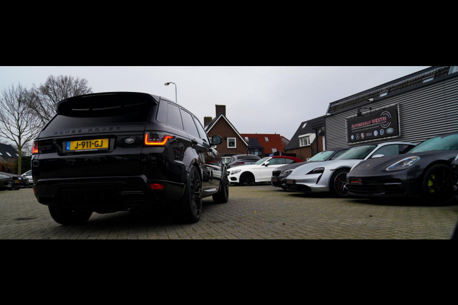 Land Rover Range Rover Sport P400e HSE Dynamic Stealth | 23 inch | Panorama | HuD | Two Tone Leder | Adaptieve Cruise | DVD Achter