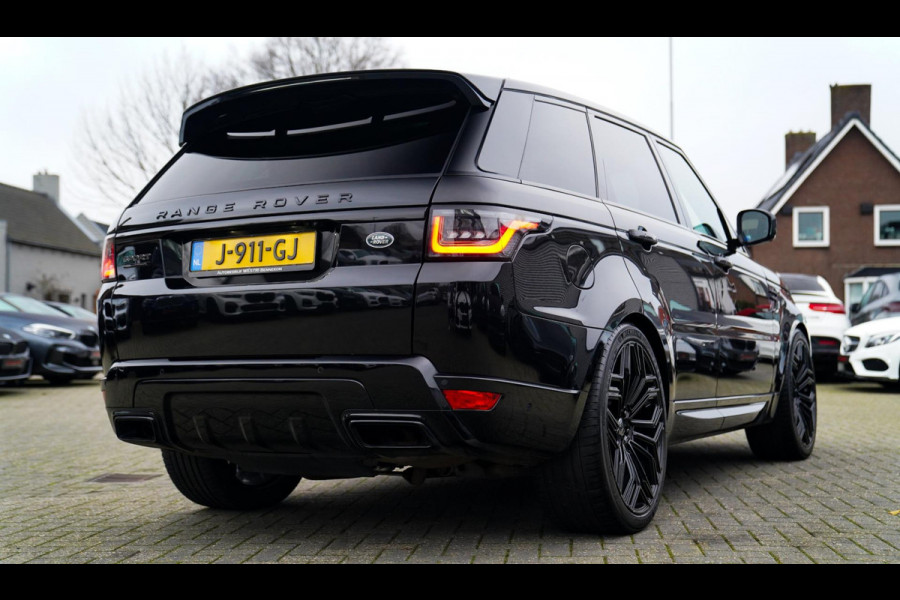 Land Rover Range Rover Sport P400e HSE Dynamic Stealth | 23 inch | Panorama | HuD | Two Tone Leder | Adaptieve Cruise | DVD Achter