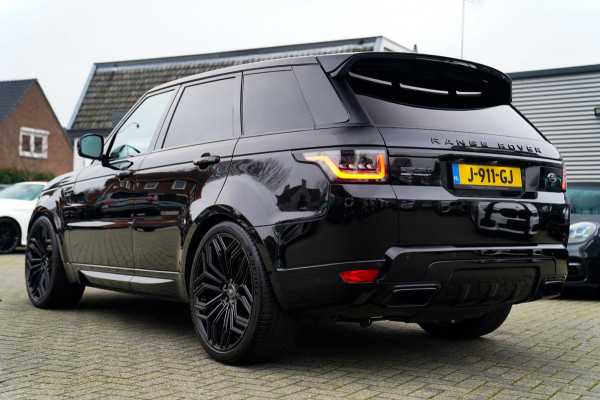 Land Rover Range Rover Sport P400e HSE Dynamic Stealth | 23 inch | Panorama | HuD | Two Tone Leder | Adaptieve Cruise | DVD Achter
