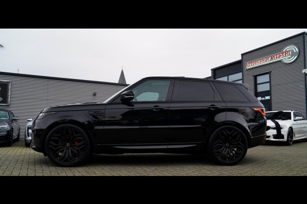 Land Rover Range Rover Sport P400e HSE Dynamic Stealth | 23 inch | Panorama | HuD | Two Tone Leder | Adaptieve Cruise | DVD Achter