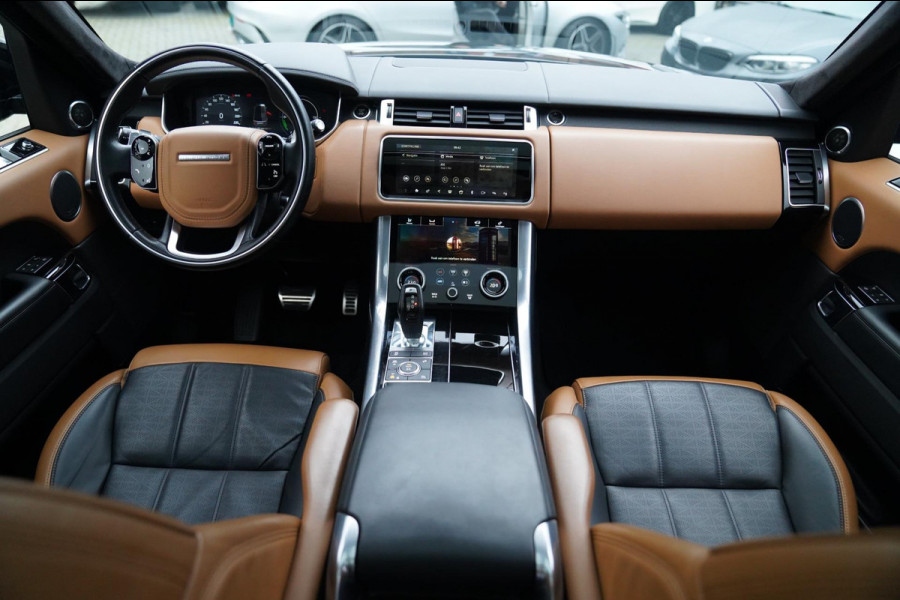Land Rover Range Rover Sport P400e HSE Dynamic Stealth | 23 inch | Panorama | HuD | Two Tone Leder | Adaptieve Cruise | DVD Achter