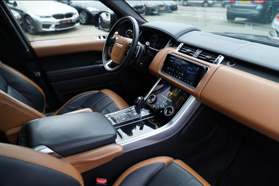 Land Rover Range Rover Sport P400e HSE Dynamic Stealth | 23 inch | Panorama | HuD | Two Tone Leder | Adaptieve Cruise | DVD Achter