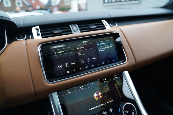 Land Rover Range Rover Sport P400e HSE Dynamic Stealth | 23 inch | Panorama | HuD | Two Tone Leder | Adaptieve Cruise | DVD Achter