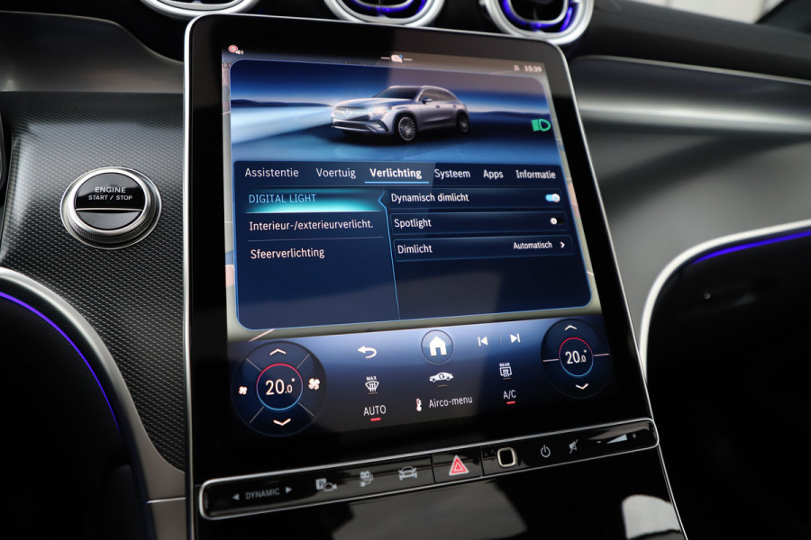 Mercedes-Benz GLC 300e AMG 4-Matic | 313PK | Pano | Keyless-go | Sfeerverlichting | Stuurwielverw. | Digital-light | Trekhaak | Distronic | 2024.