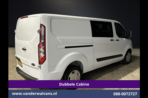 Ford Transit Custom 2.0 TDCI 131pk L2H1 Dubbele Cabine Euro6 Airco | 6-Zits | Navigatie | LED | Apple Carplay | Cruisecontrol Android Auto, Parkeersensoren, Stoelverwarming, Verwarmde voorruit, 2800kg trekvermogen