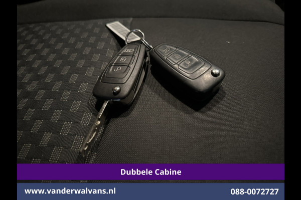 Ford Transit Custom 2.0 TDCI 131pk L2H1 Dubbele Cabine Euro6 Airco | 6-Zits | Navigatie | LED | Apple Carplay | Cruisecontrol Android Auto, Parkeersensoren, Stoelverwarming, Verwarmde voorruit, 2800kg trekvermogen