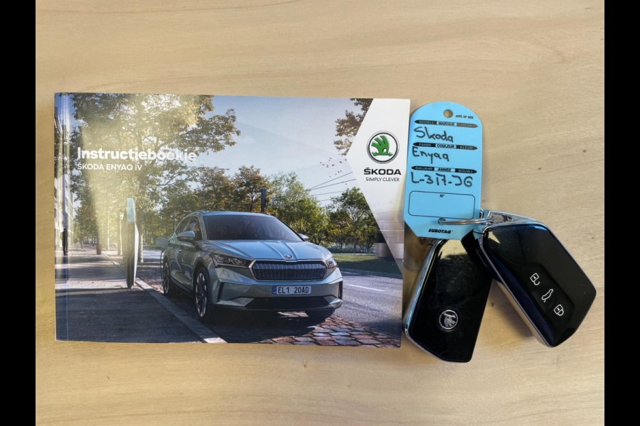 Škoda ENYAQ iV 60 First Edition|91% SOH|ELEK. INTERIEUR|STOEL- ,STUURVERW.|ACC|CARPLAY|CAMERA|NAVI|INCL. BTW|1e EIG.|NL- AUTO|