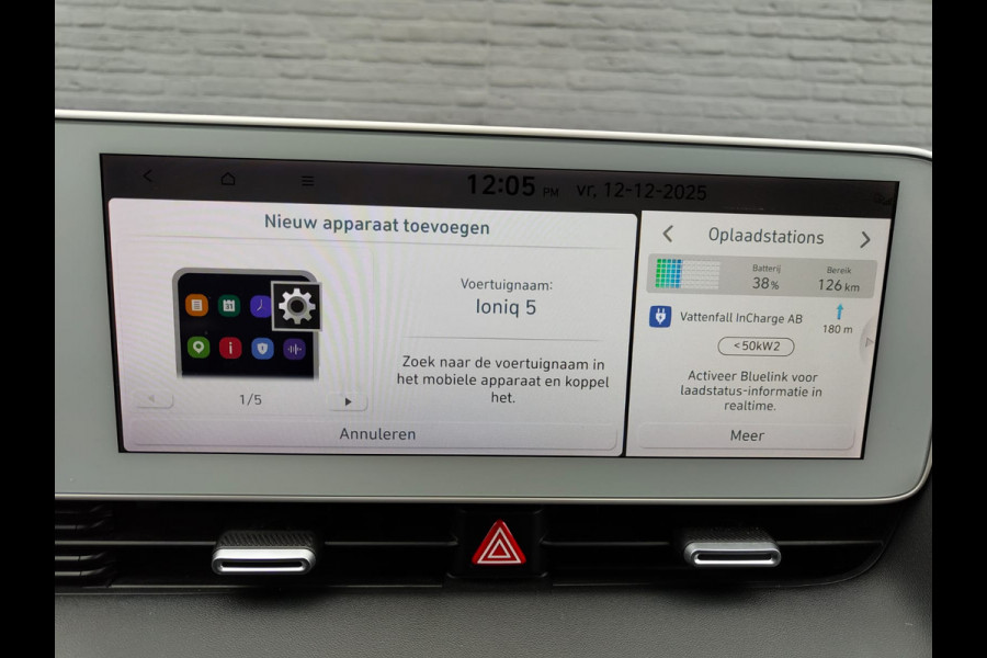 Hyundai IONIQ 5 Style 73kWh SOH 97% Warmtepomp Navi Ecc Camera Pdc DAB Adap.Cruise Apple Carplay Android Auto Privacy Glas Lmv 19" Led Lane Assist 1e Eigenaar Origineel Nederlandse Auto