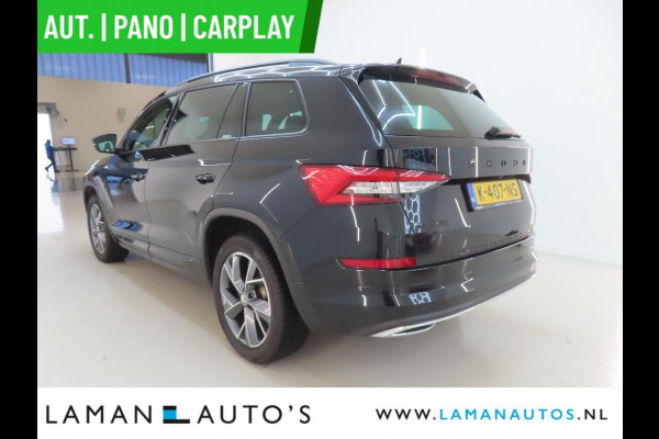 Škoda Kodiaq 1.5 TSI 150pk DSG Sportline Business Aut. | Pano Open Dak Virtual Leder/Alcantara CarPlay Canton 19" Triglav LMV ECC Navi LED AC