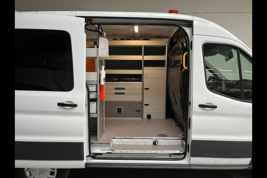 Ford Transit Servicewagen 2.0 TDCI 130pk euro6 L2H2 Trend Sortimo Inrichting Victron v230 Standkachel Trekhaak RIJKLAARPRIJS!