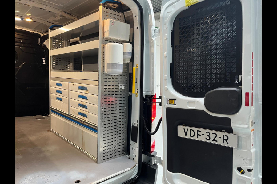 Ford Transit Servicewagen 2.0 TDCI 130pk euro6 L2H2 Trend Sortimo Inrichting Victron v230 Standkachel Trekhaak RIJKLAARPRIJS!