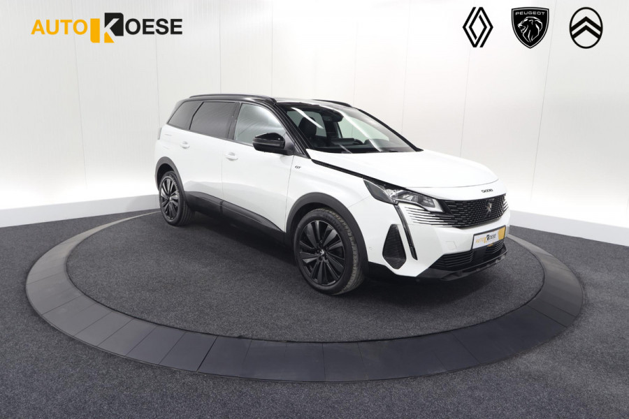 Peugeot 5008 PureTech 130 EAT8 GT Black Pack | Trekhaak | Panoramadak | 360 Camera | FOCAL® | Adaptieve Cruise Control