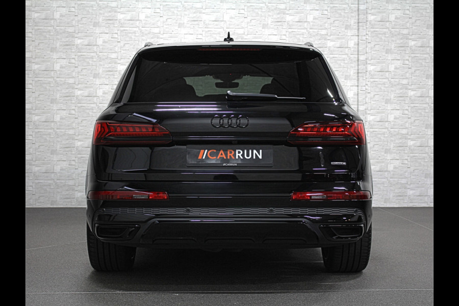 Audi Q7 50 TDI 7-Persoons S-Line | 360 Camera | Trekhaak | ACC | Panorama | B&O Sound | Head-Up | Soft-Close | Matrix-LED | 4-Zone Clima | Stoelverwarming V+A | Keyless-Entry | Standkachel | Luchtvering | Tour-Pakket | Memory | Sfeerverlichting | Stuurverwarming | Autom. Parkeren | Carplay |