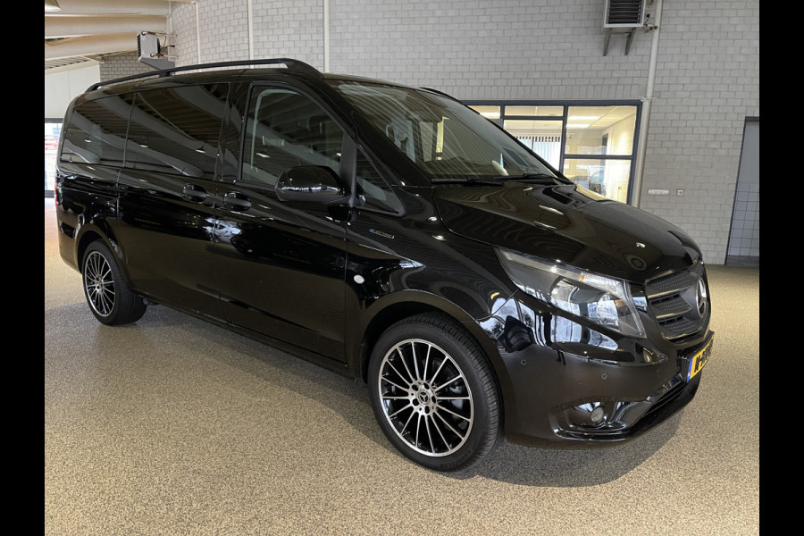 Mercedes-Benz EVITO TOURER PRO L2 / actie radius 150 km / 100% electrisch / zero emissie / 7 persoons / vaste prijs rijklaar € 25.950 ex btw / € 31.399,50 incl btw / lease vanaf € 424 / leer / electrische deuren L+R / zwart metallic