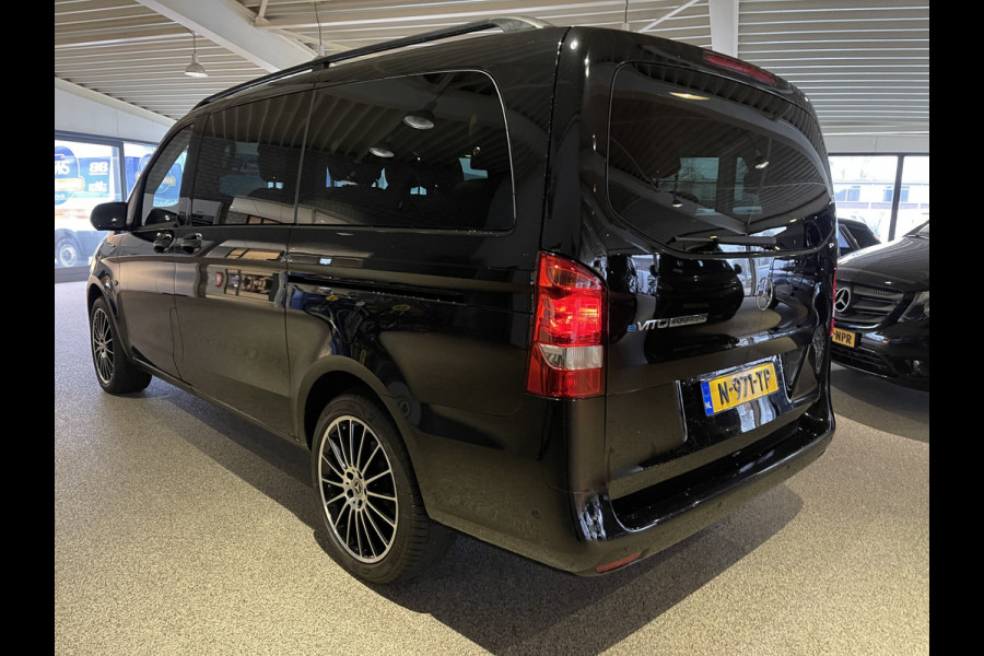 Mercedes-Benz EVITO TOURER PRO L2 / actie radius 150 km / 100% electrisch / zero emissie / 7 persoons / vaste prijs rijklaar € 25.950 ex btw / € 31.399,50 incl btw / lease vanaf € 424 / leer / electrische deuren L+R / zwart metallic